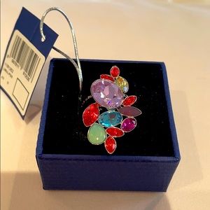 Swarovski tropical ring multistone